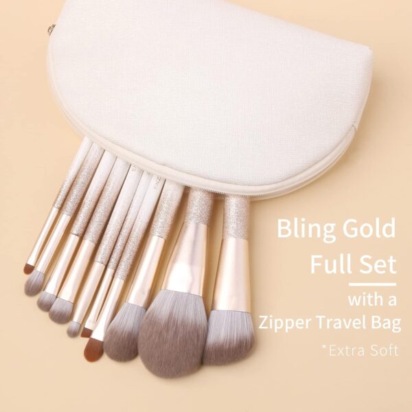 Natural Hair Makeup Brush Set - Image 2